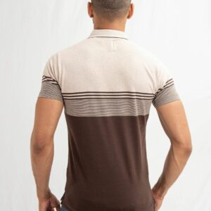 Polo Mc Bloque Rayas Beige / Toffee - Imagen 2