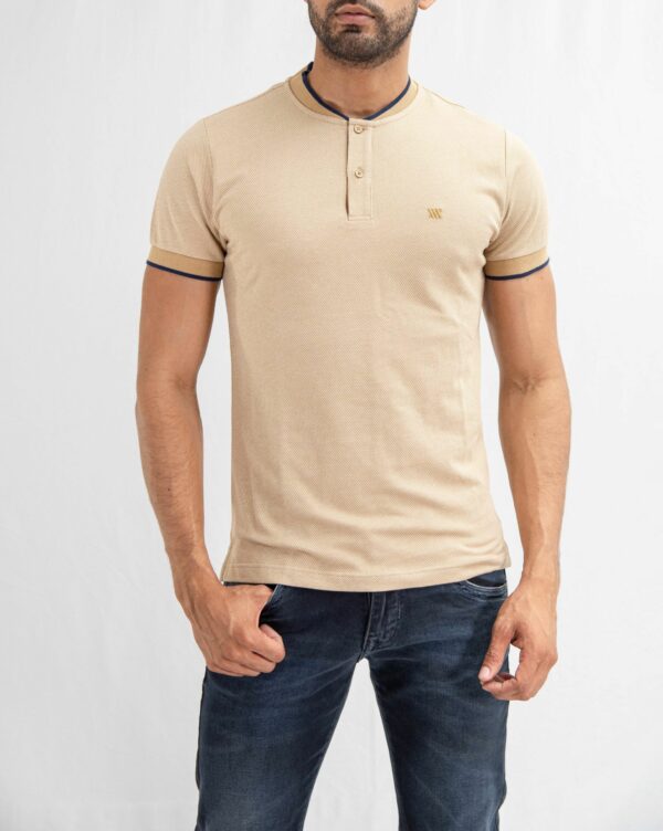 Polo Mc Dobby Beige/Ivory