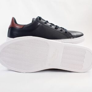 Sneaker 4016 Leather Azul Bordo - Imagen 4