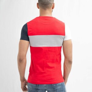 T-shirt Mc Color Block Red / Gray - Imagen 3