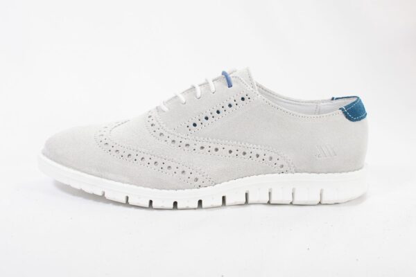 Zapato 4407 Oxford Full Brogue Gelo Iced Gray/Blue