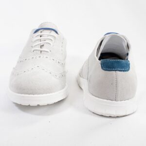 Zapato 4407 Oxford Full Brogue Gelo Iced Gray/Blue - Imagen 3