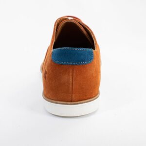 Zapato Blue Country Modelo 4357 Suede Caramel Orange - Imagen 4