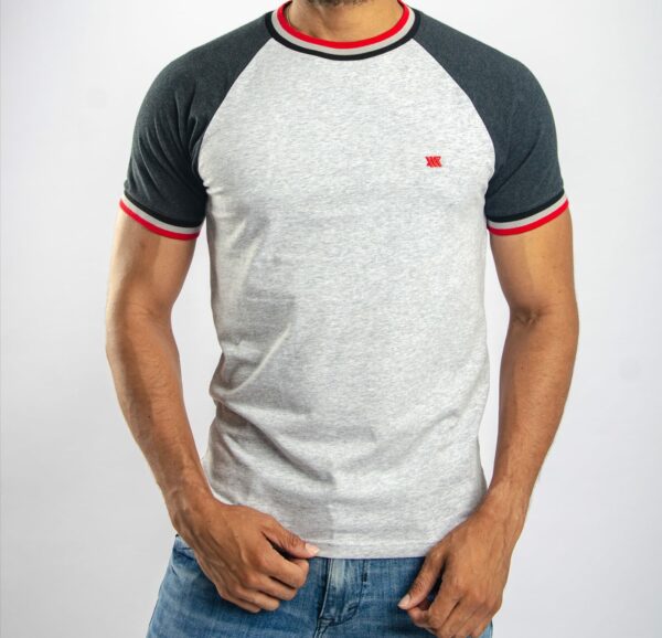 Camiseta Mangas Cortas Modelo T-shirt Mc C-r Ranglan Mlge Gray / Black
