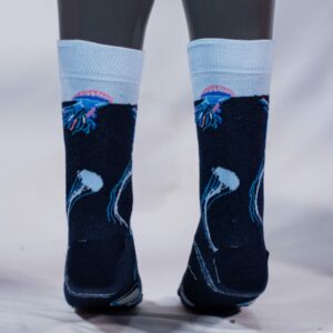 Calcetín Modelo JellyFish Navy / Purple - Imagen 3