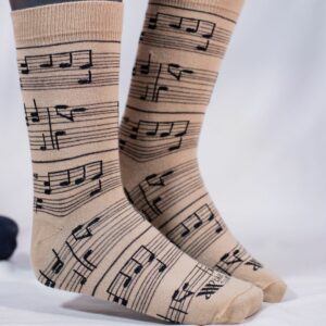 Calcetín Modelo Music Beige - Imagen 3