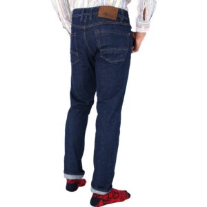 Pantalón En Denim Modelo Aruder CJ6069 Deep Blue - Imagen 4