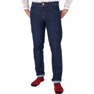 Pantalón En Denim Modelo Aruder CJ6069 Deep Blue - Imagen 2