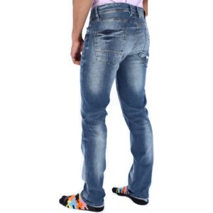 Pantalón en Denim Modelo Aruder Qp0701 Medium Blue - Imagen 5
